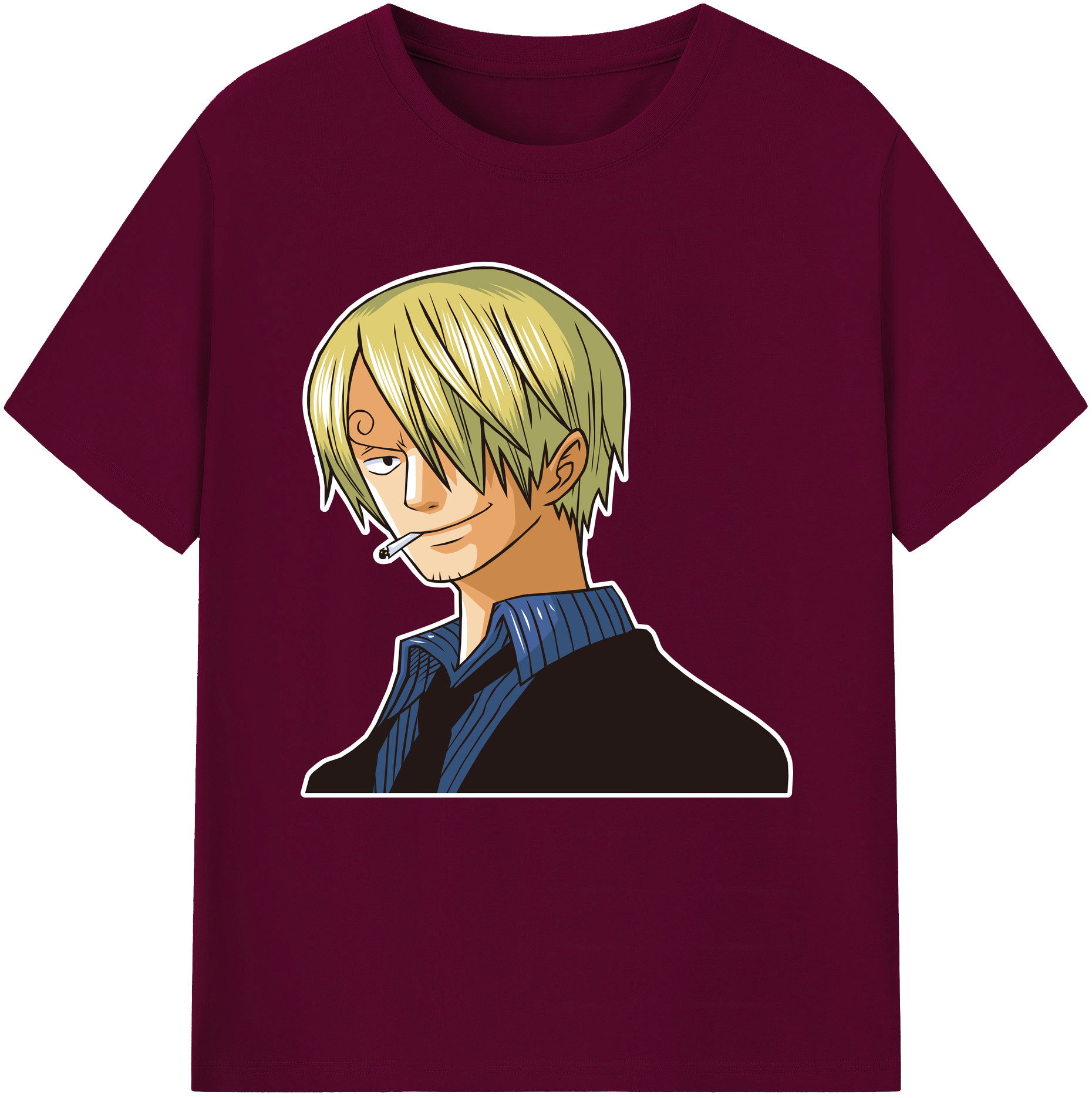 （画像用） ワンピース サンジ ONE PIECE Sanji レディースカジュアルプリントTシャツ（綿100％）